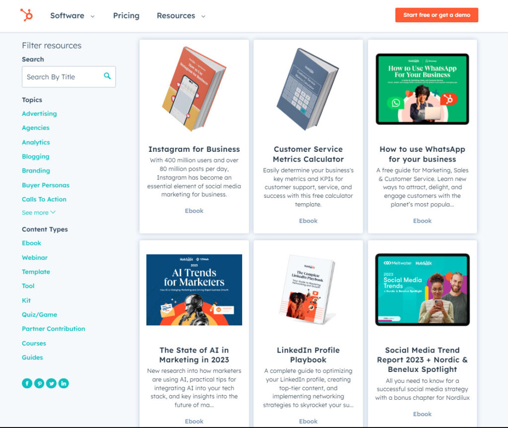 How to grow your target audience Content Marketing strategies of HubSpot