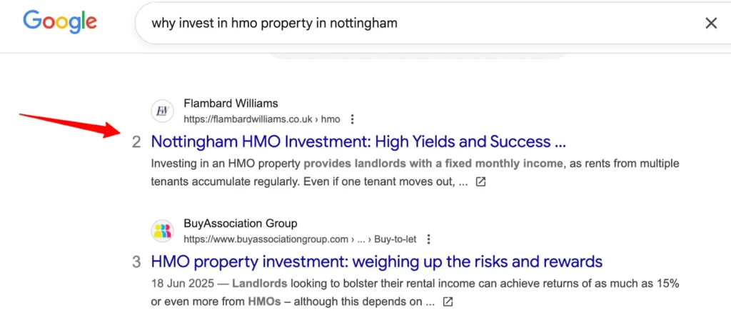 hmo property Nottingham