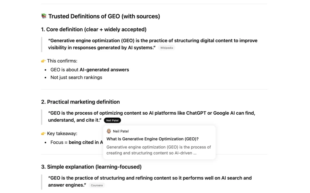 generative engine optimization